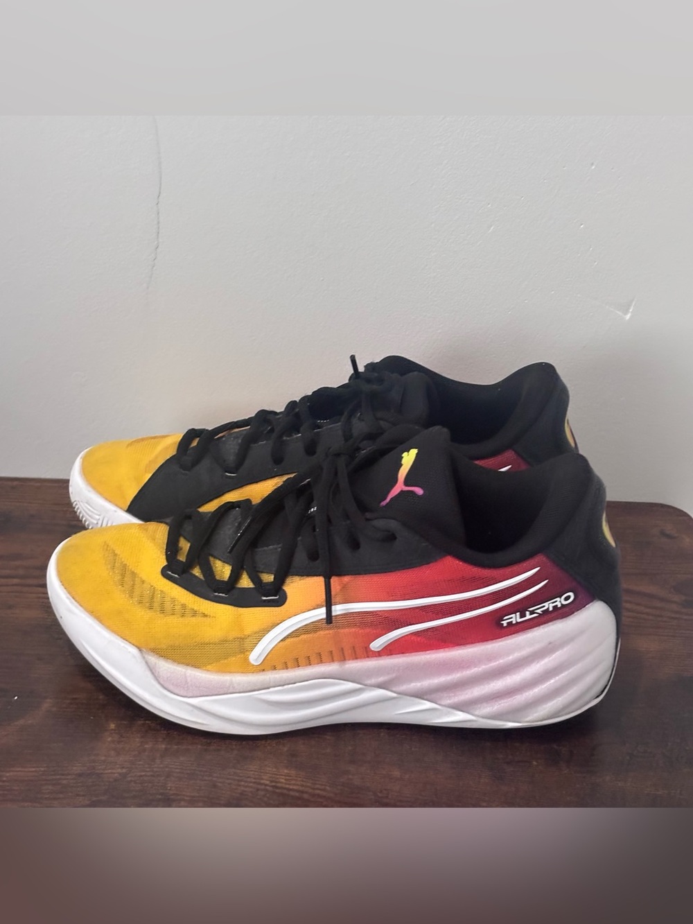 Puma All Pro Men’s Size 7 Multicolor Basketball Low Top Sneakers 309890-01
